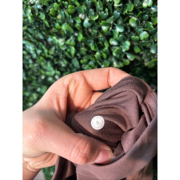 Lululemon Align High-Rise Mini-Flared Pant 32" Sz 6 Dark Oxide - Picture 3 of 3